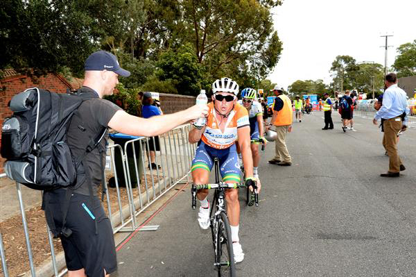 Simon Gerrans after the stage